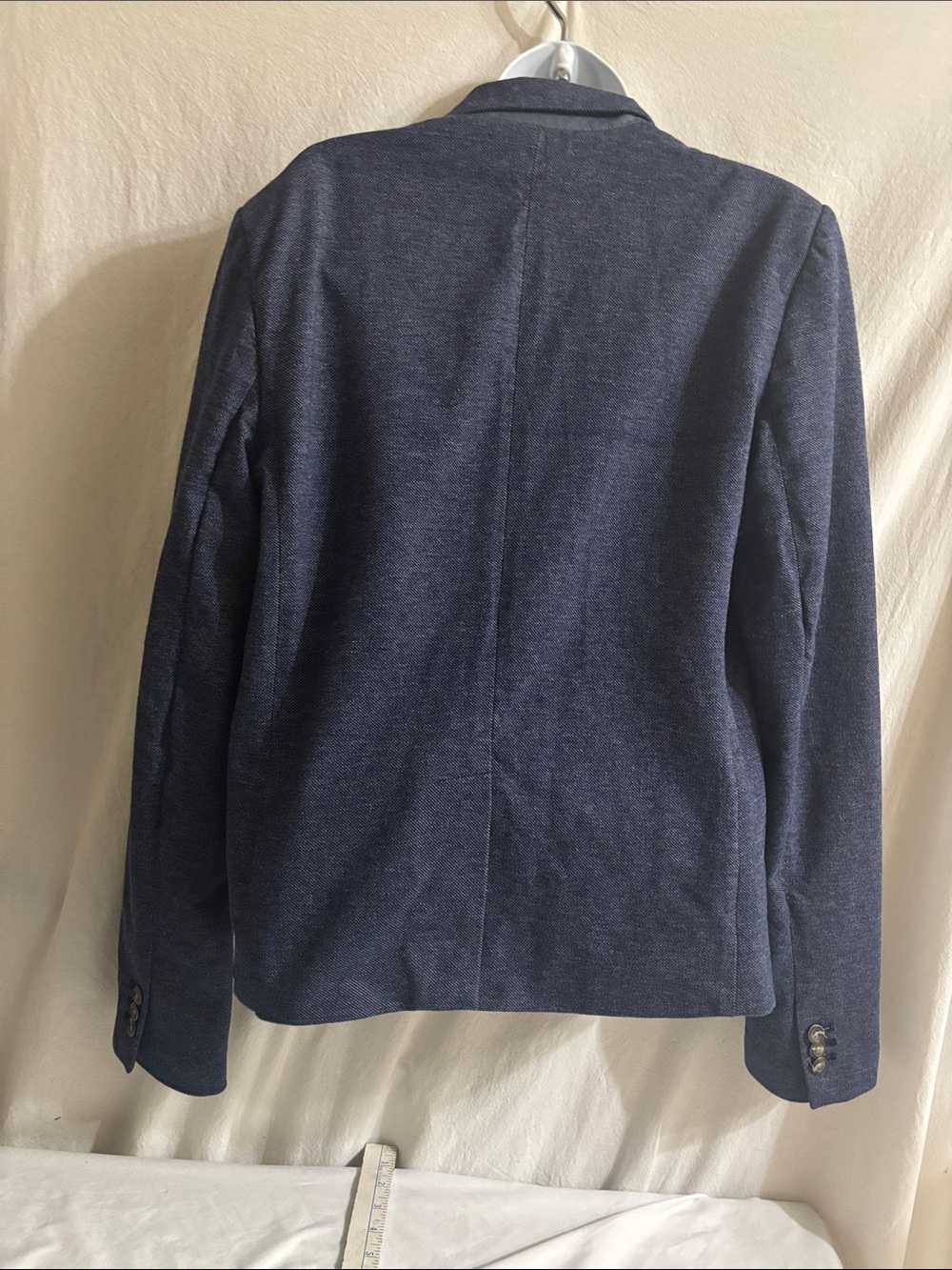 GAP Navy Blue sz14 tall Blazer Jacket office classic pockets career versatile H - Picture 8 of 11